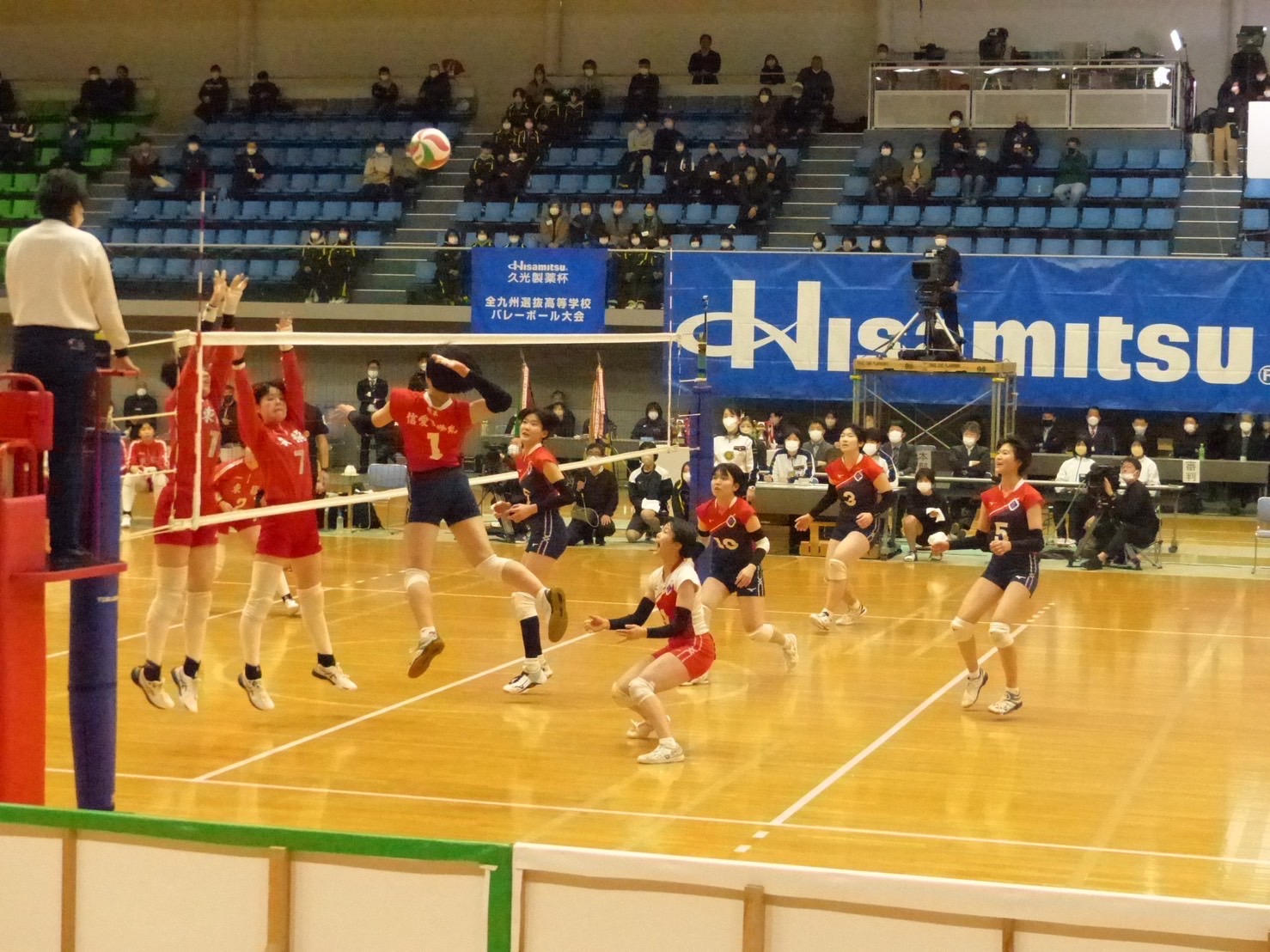 【高校】バレー部・全九州選抜大会準優勝！（2/12・日） 熊本信愛女学院