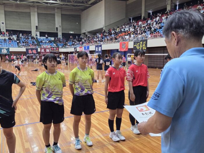 【バドミントン部】熊本市中学生バドミントン夏大会（8/25･火）