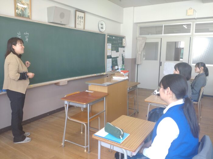 【高校】中国語の授業が始まりました！（4/16・木）