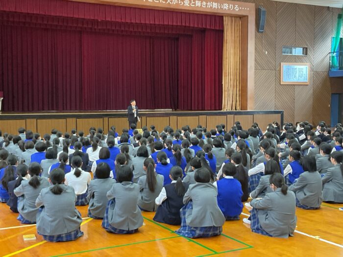 【高校】普通科総合進学コース　コース朝礼（4/21・火）