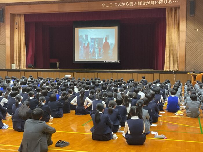 【中学・高校】交通安全講話を実施しました（4/30・木）