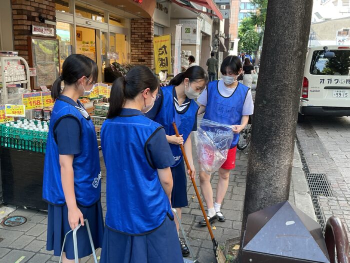 【高校】清掃ボランティアを行いました。（6/11・木）