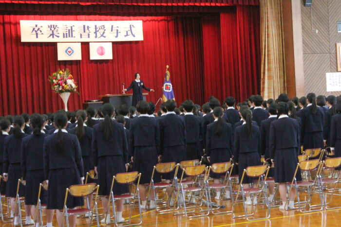 【高校】令和7年度卒業証書授与式（3/1・日）
