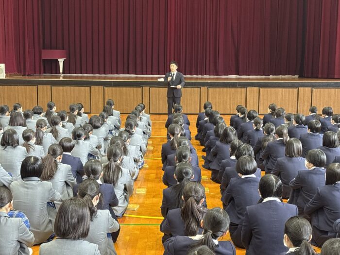 【高校】総合進学コース　コース朝礼（3/11・水）